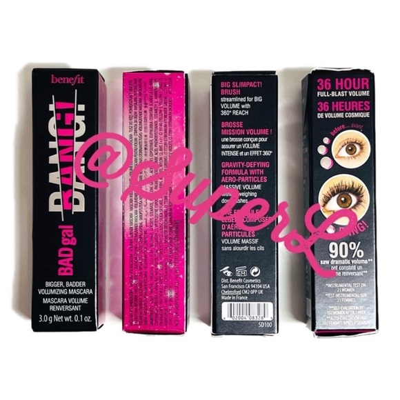 5/$15 NEW Benefit Cosmetics BADgal BANG! Volumizing Mascara Intense Pitch Black - Picture 2 of 5